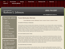 Tablet Screenshot of kjohnsonfirm.com